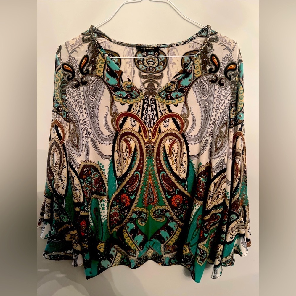 Robi Halperin Woman’s Designer Vintage Blouse Top Size Large